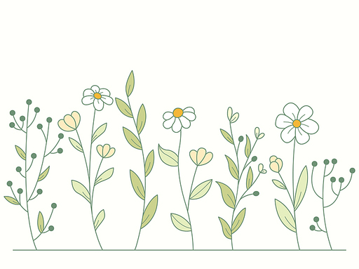 Vector of Illustration of wild flowers about flowers, icon, illustration, floral, and nature. Beautiful flower style color