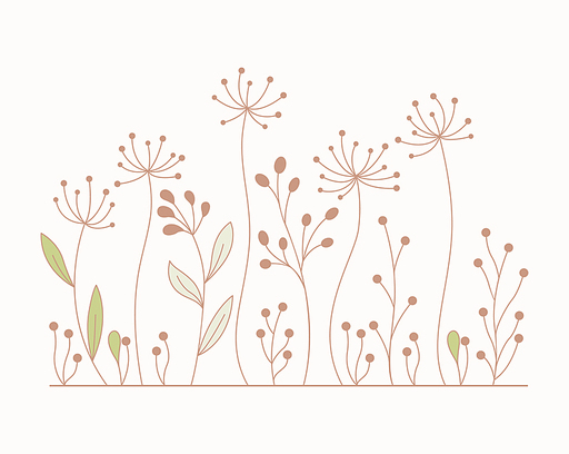 Vector of Illustration of wild flowers about flowers, icon, illustration, floral, and nature. Beautiful flower style color