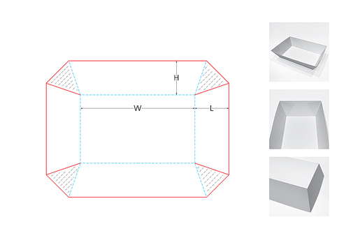 상자 전개도
