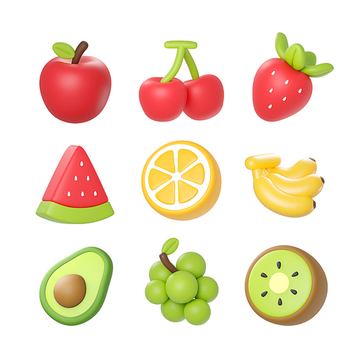 과일 3D 아이콘 팩 | fruit 3D icon pack