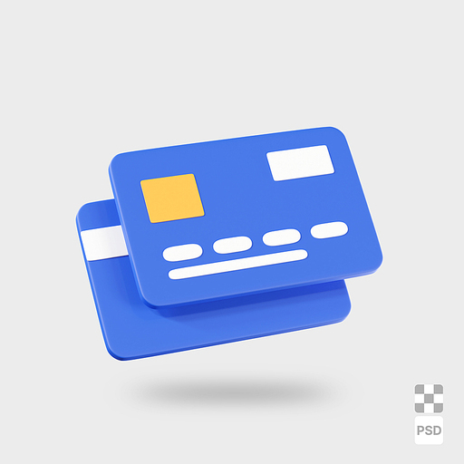신용카드 3D 이미지 | Credit Card 3D Image