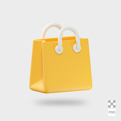 쇼핑백 3D 이미지 | Shopping Bag 3D Image