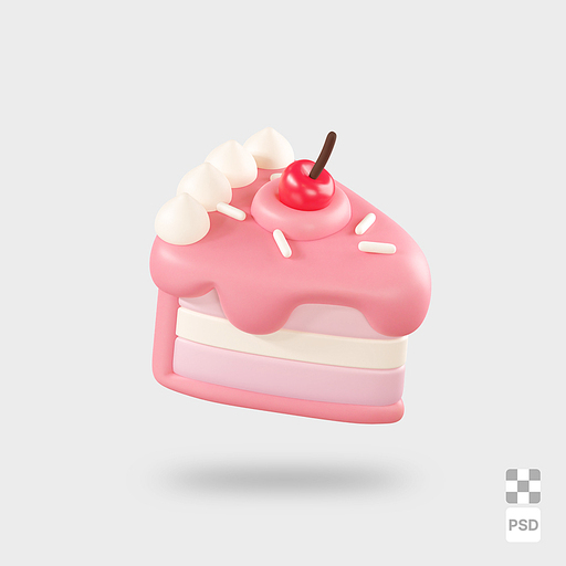 조각 케이크 3D 이미지 | Piece Of Cake 3D IMAGE