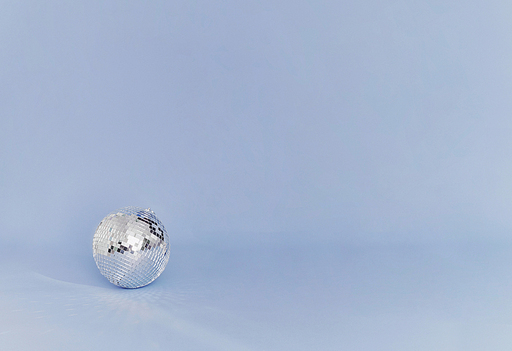 미러볼 배경화면, MIRROR BALL WITH blue BACKGROUND