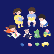 어린이 취미생활 일러스트