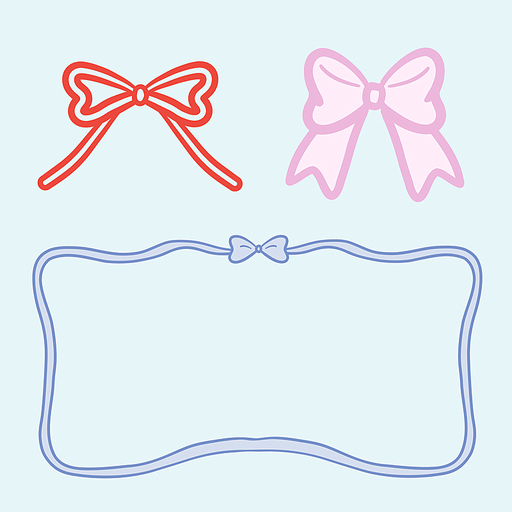 Ribbon Decoration Vector Set