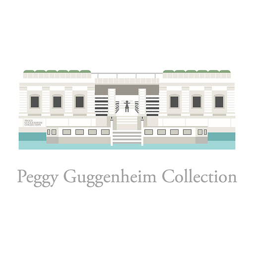 페기 구겐하임 미술관(Peggy Guggenheim Collection) 일러스트