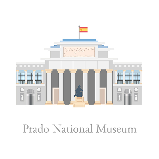 프라도 미술관(Prado National Museum) 일러스트