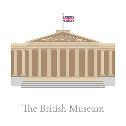 영국 박물관(The British Museum) 일러스트