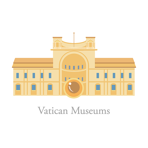 바티칸 미술관(Vatican Museums) 일러스트