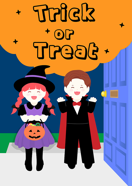 할로윈데이 아이들, Trick or treat