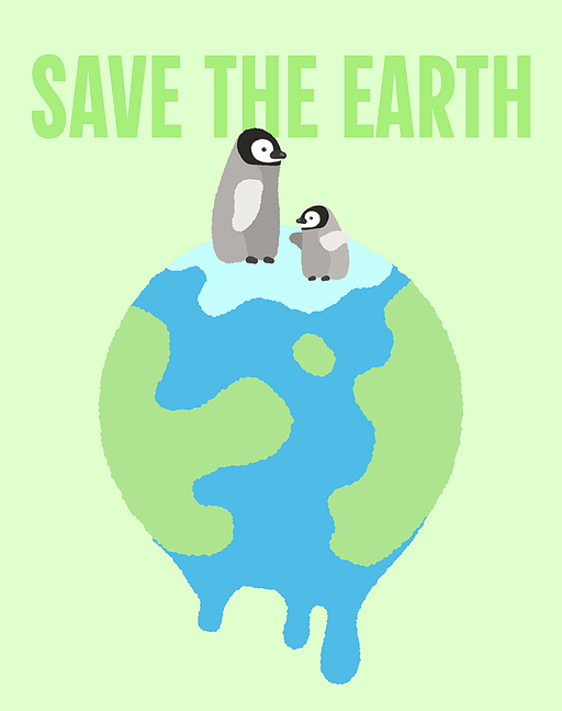 지구의날 지구온난화 환경오염 기후위기 녹는 지구 save the earth