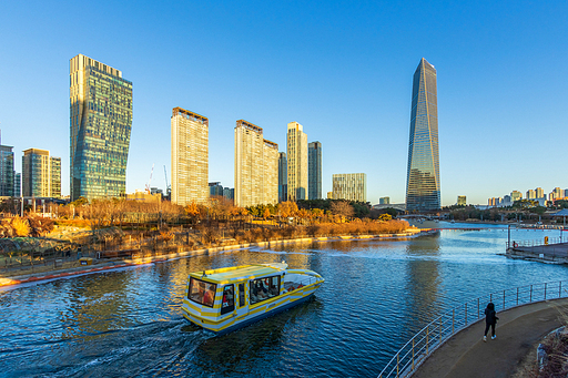 인천 연수구 송도국제도시와 센트럴파크