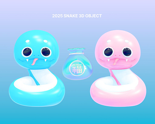 2025 snake 3d object