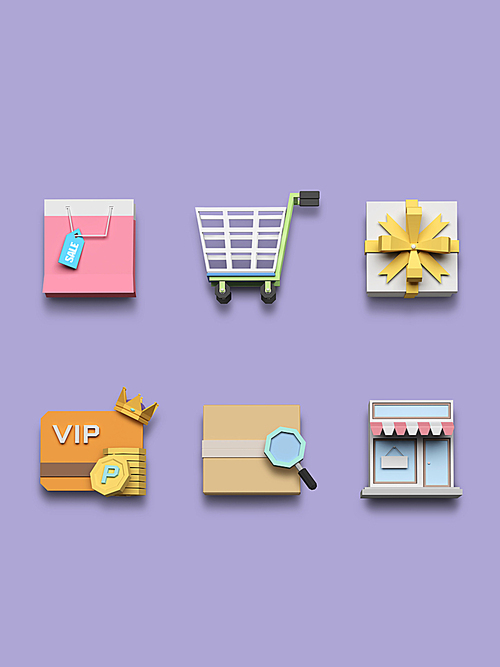 [FUS100] Lowpoly Icon006