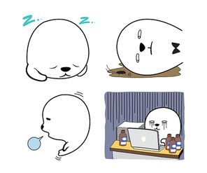 동물캐릭터-바다표범