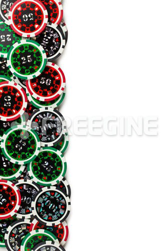 colorful poker chips background