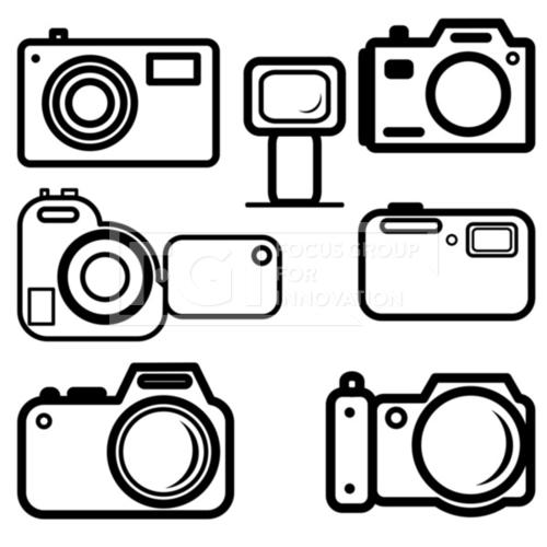 A set of digital cameras