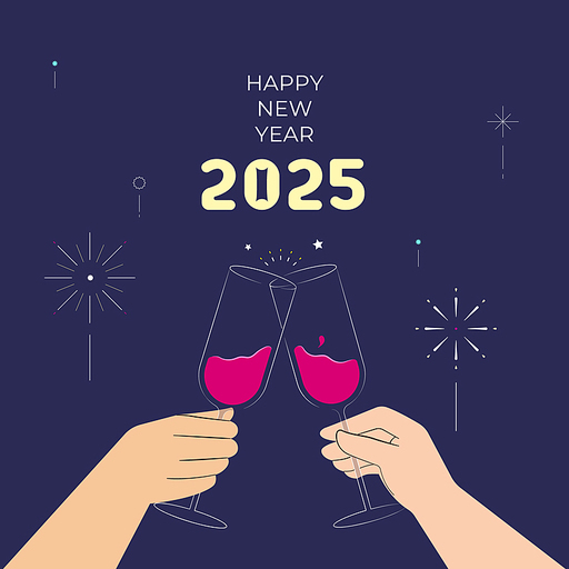 HAPPY NEW YEAR 2025 _ cheers