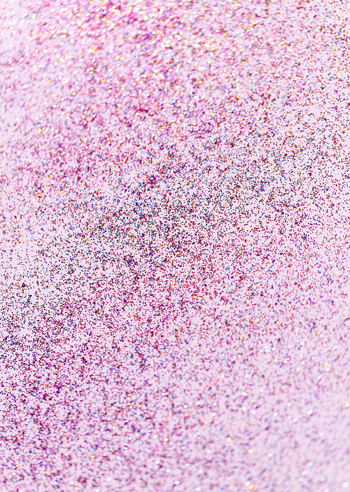 party, decoration and holidays concept - multicolored glitters on white background