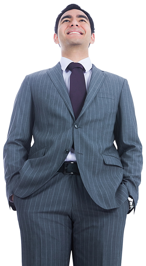 유토이미지 | Smiling businessman standing