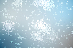 Digitally generated delicate snowflake design