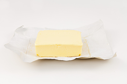 Open pat of butter