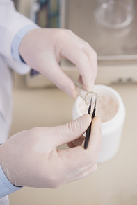 Scientist doing experimentations in tubes