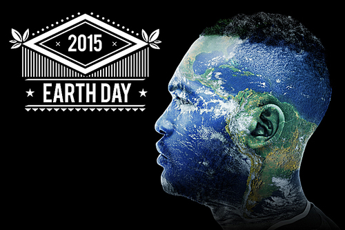Composite image of earth day