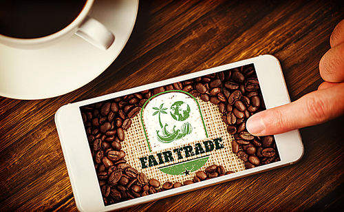 Composite image of fair trade