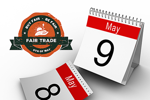 Composite image of fair trade graphic