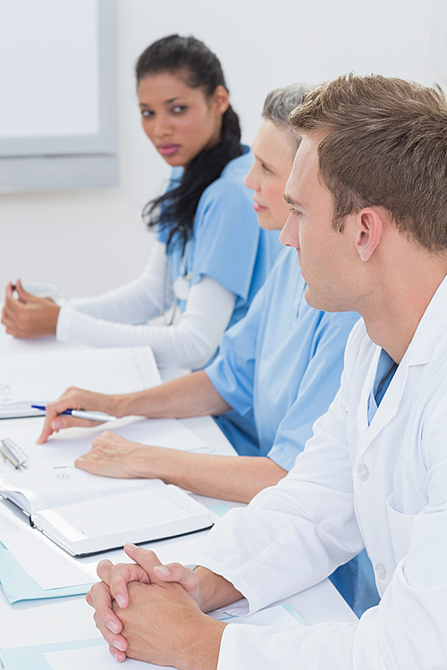 Team of doctors having a meeting