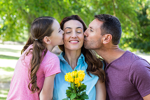 family and happy people concept