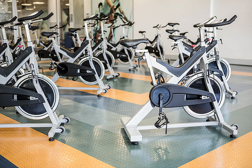 Gym with no people interior