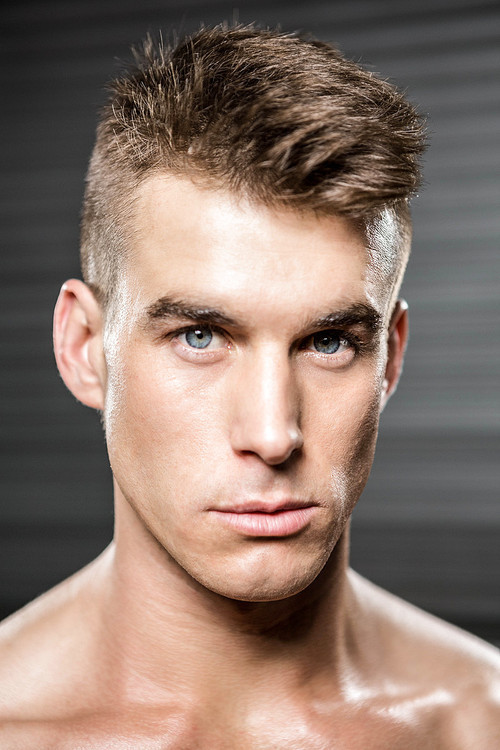 Portrait of handsome man at the crossfit gym