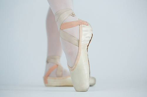 Ballerino practising ballet dance in the studio