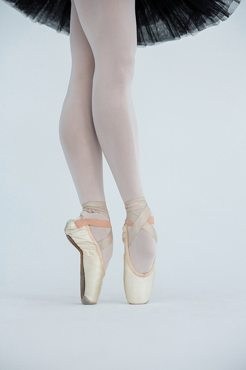 ballerino practising dance dance in the studio