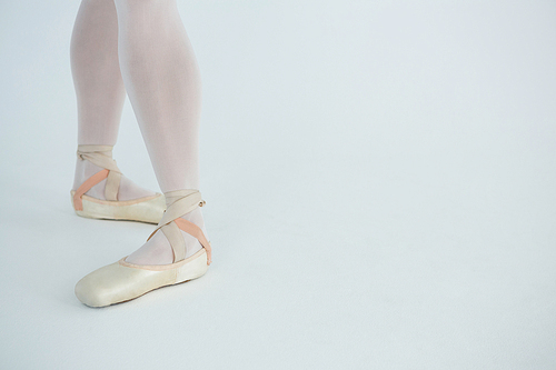 ballerina practicing dance dance in the studio