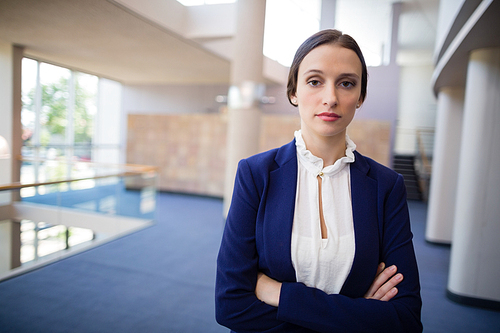 Portrait of a confident businesswoman with arms crossed