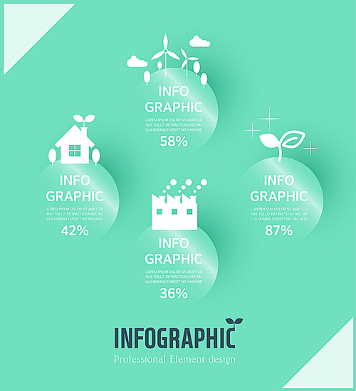 디자인 인포그래픽 에코2 (러블리하)