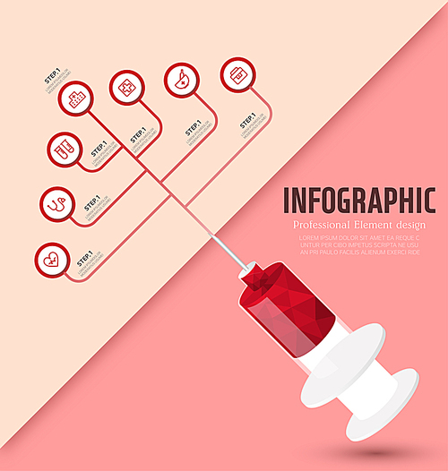 디자인 인포그래픽 메디컬 (러블리하)