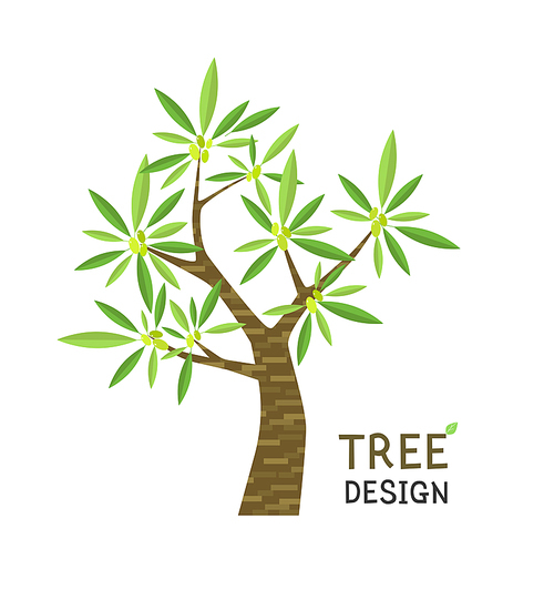 디자인 배경 나무 (러블리하)