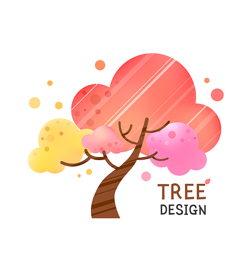 디자인 배경 나무6 (러블리하)