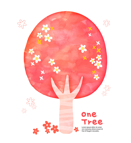 디자인 배경 나무1 (narae)