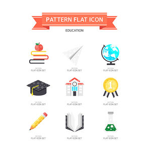 아이콘 플랫 교육7 (러블리하)