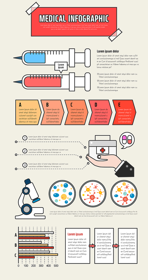 디자인 인포그래픽 메디컬5 (러블리하)