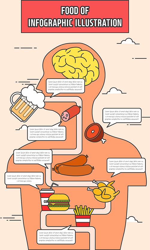 디자인 인포그래픽 음식4 (러블리하)