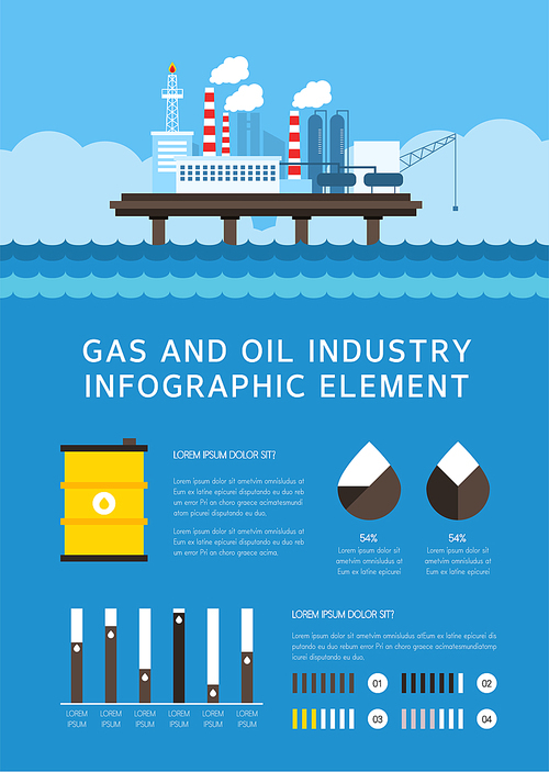 원유산업 플랫 인포그래픽1 (러블리하)