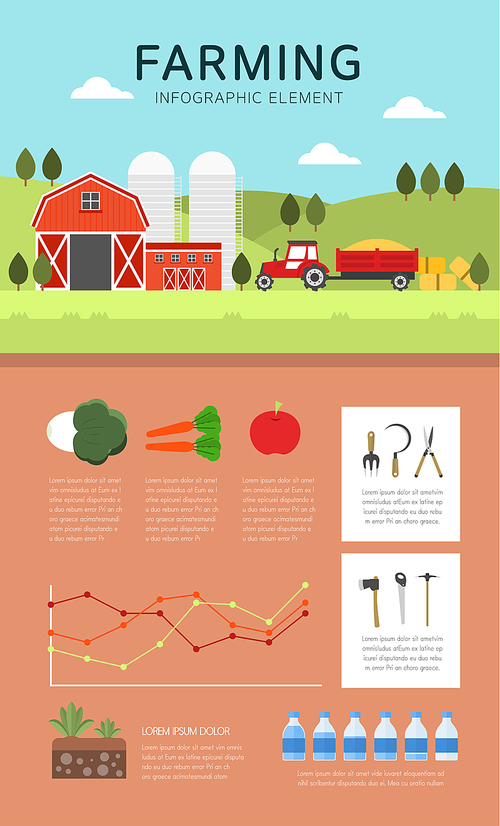 농업 플랫 인포그래픽1 (러블리하)