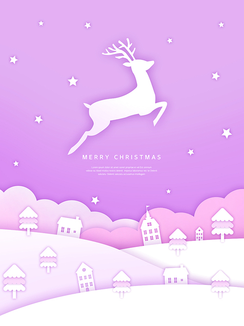 겨울과 크리스마스 페이퍼 아트14 (러블리하)